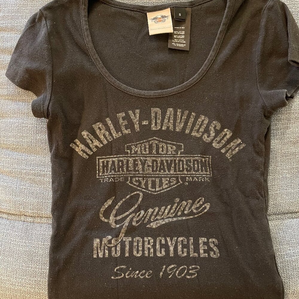 Harley-Davidson Brand Shirt Black Women's S